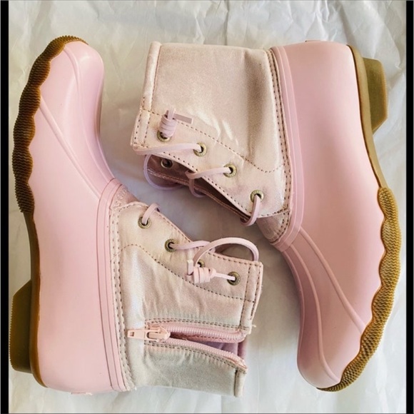 Sperry Pink Winter & Rain Boots - Picture 2 of 6